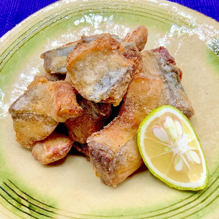 少量の油で揚げ焼き鯖の竜田揚げ☆彡